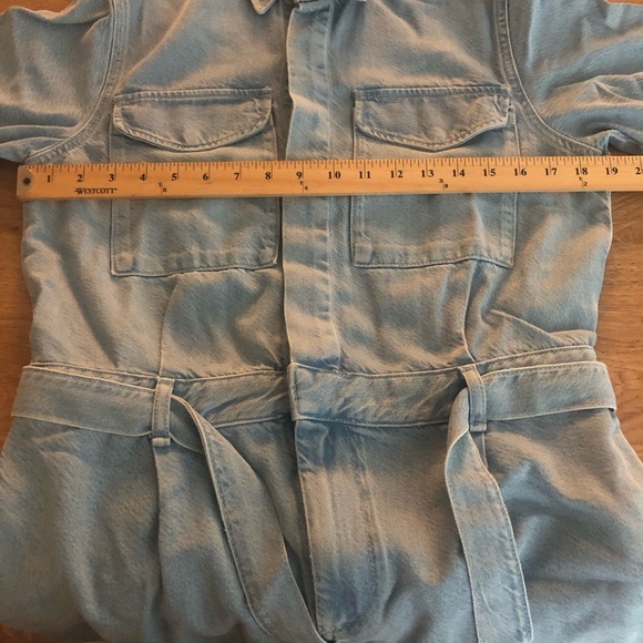 NWT $350 rag & bone Tie Waist Denim Romper in sizes XS, Small and X-Large! - Picture 8 of 10